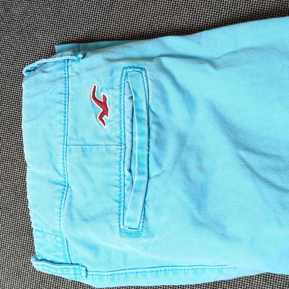 Hollister Bright Blue Pants Size 30/30 - Picture 3 of 4